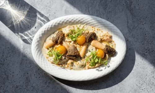 Весеннее меню со сморчками в ресторане Hedonist